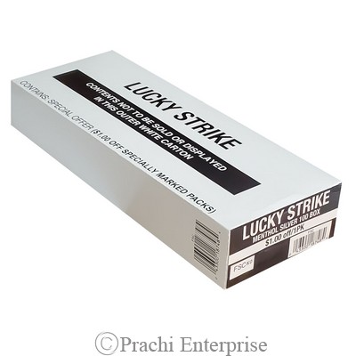 LUCKY STRIKE $1.00 OFF BOX 100 MENTHOL SILVER (10 PK)