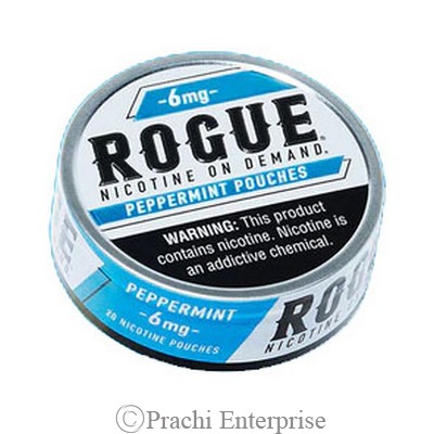 ROGUE NICOTINE POUCHES 6 MG PEPPERMINT (5 CANS)