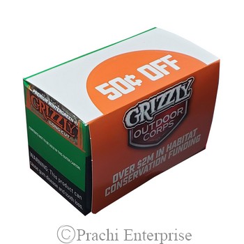 GRIZZLY 50 CENT OFF LONG CUT WINTERGREEN (5 CANS)